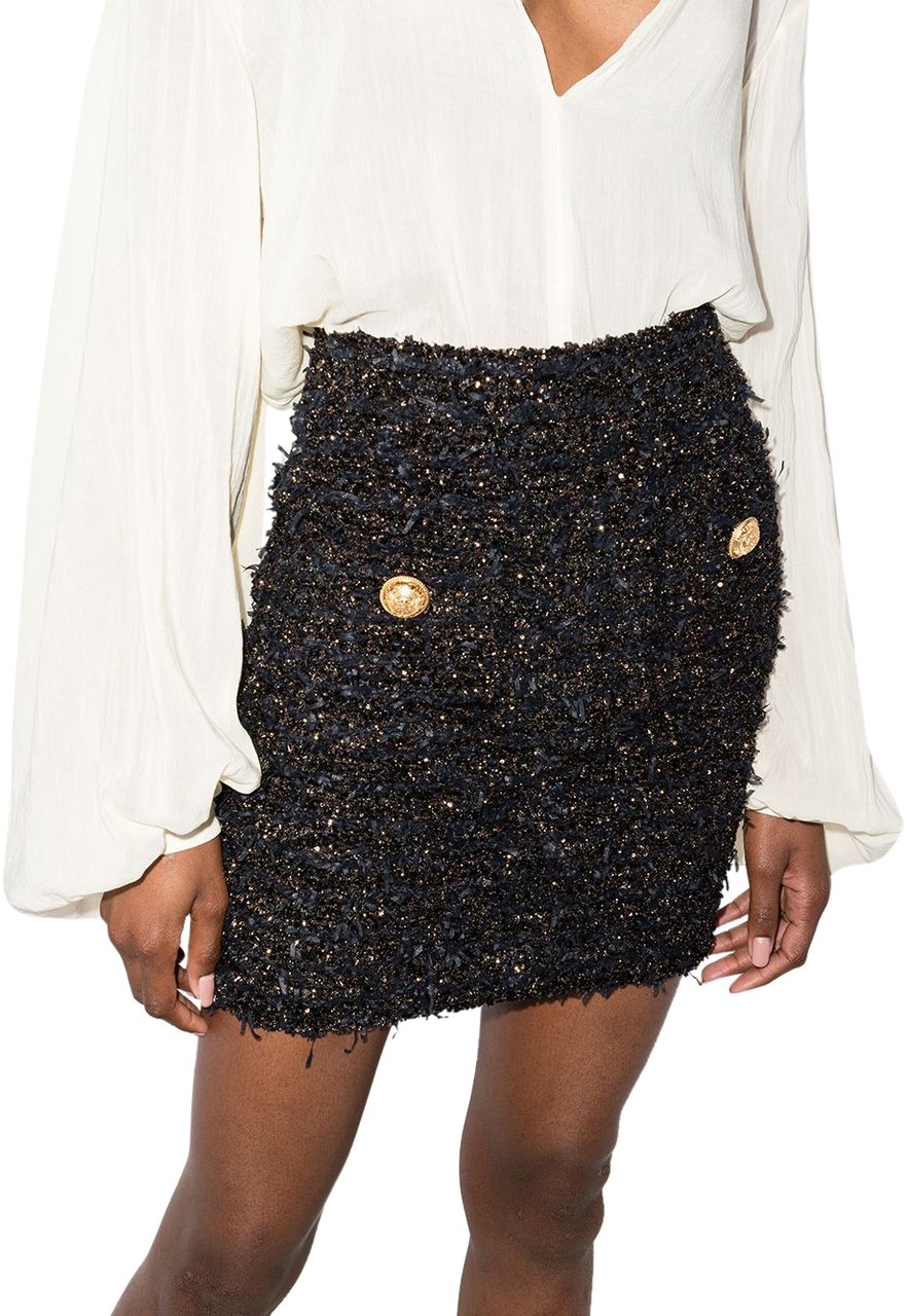 Balmain Skirts Black Zwart