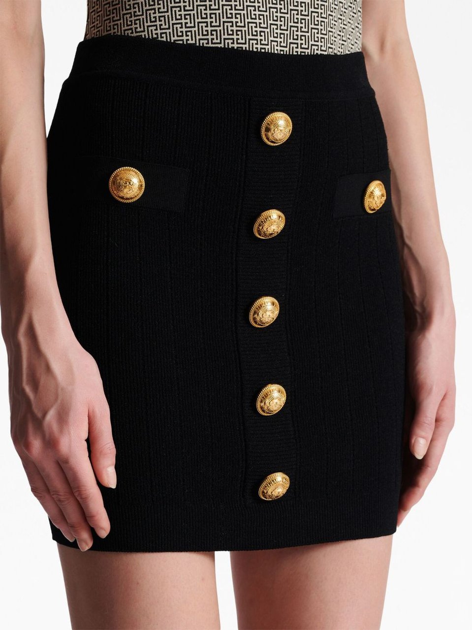 Balmain Skirts Black Zwart