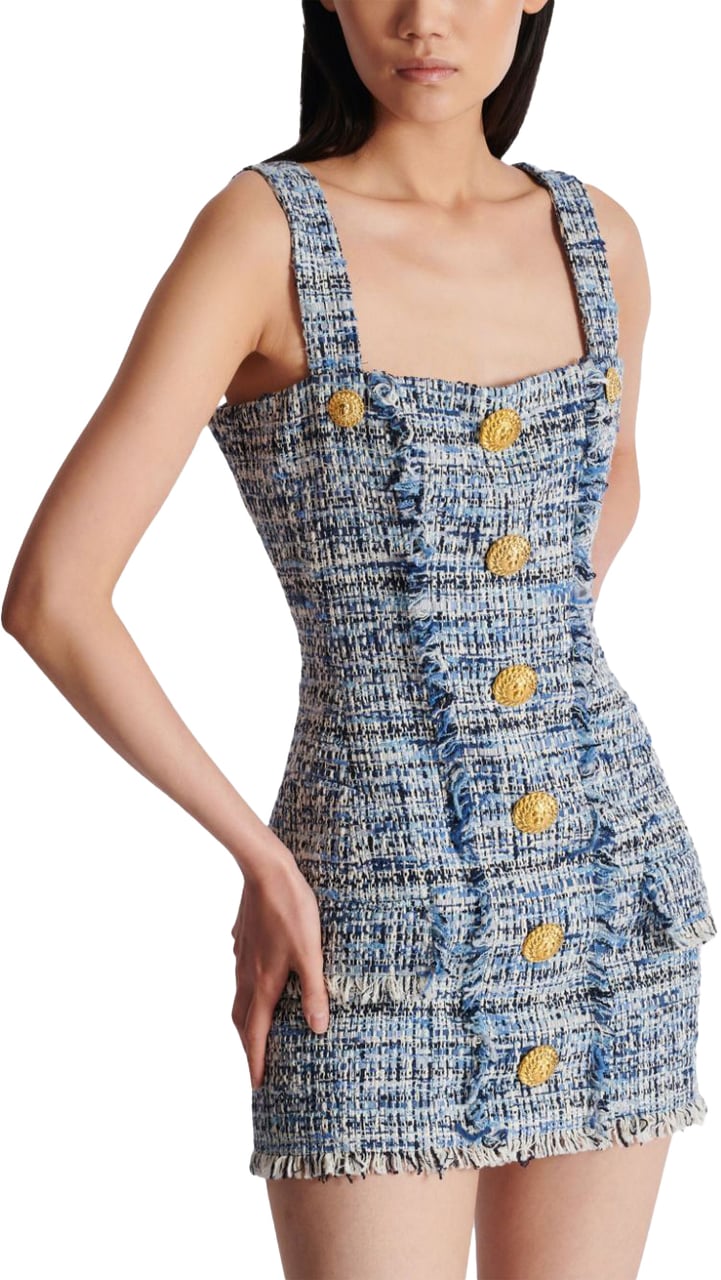 Balmain Balmain Abiti Blu Blauw
