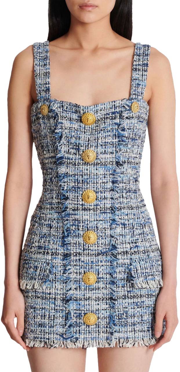 Balmain Balmain Abiti Blu Blauw