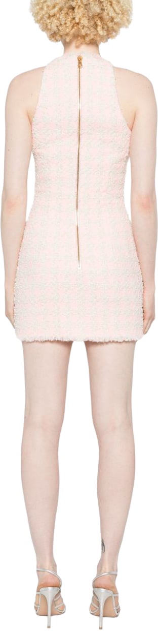 Balmain Dresses Pink/Beige Roze