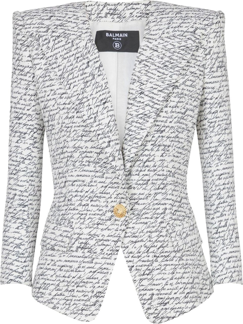 Balmain Jackets White/Black Wit