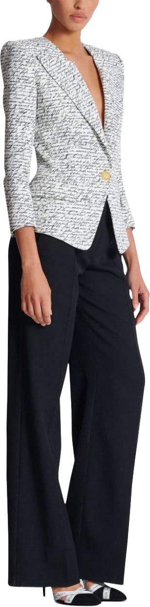 Balmain Jackets White/Black Wit