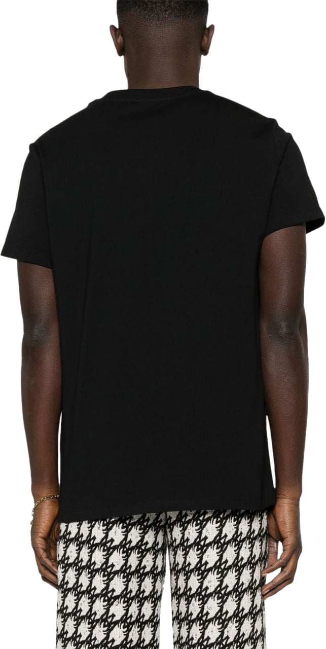 Balmain Balmain T-shirts And Polos Black Zwart