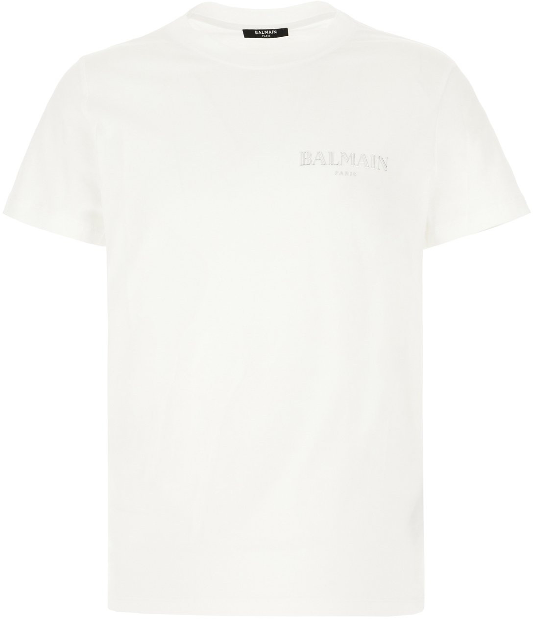 Balmain Balmain White cotton t-shirt Wit
