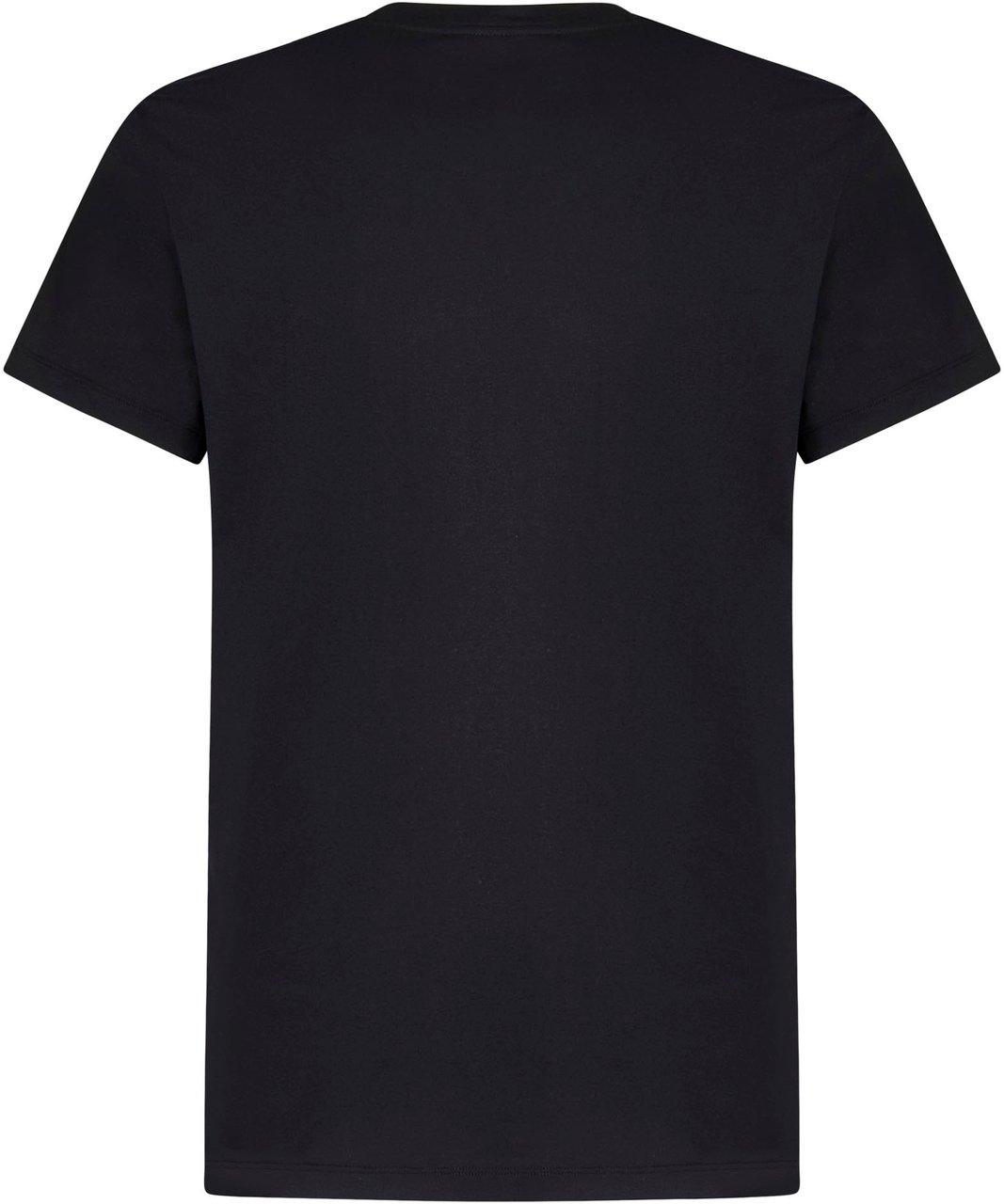 Balmain Balmain T-shirts And Polos Black Zwart