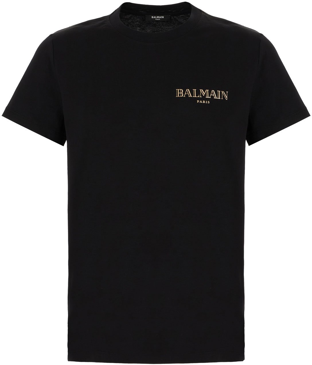 Balmain Balmain Black cotton t-shirt Zwart