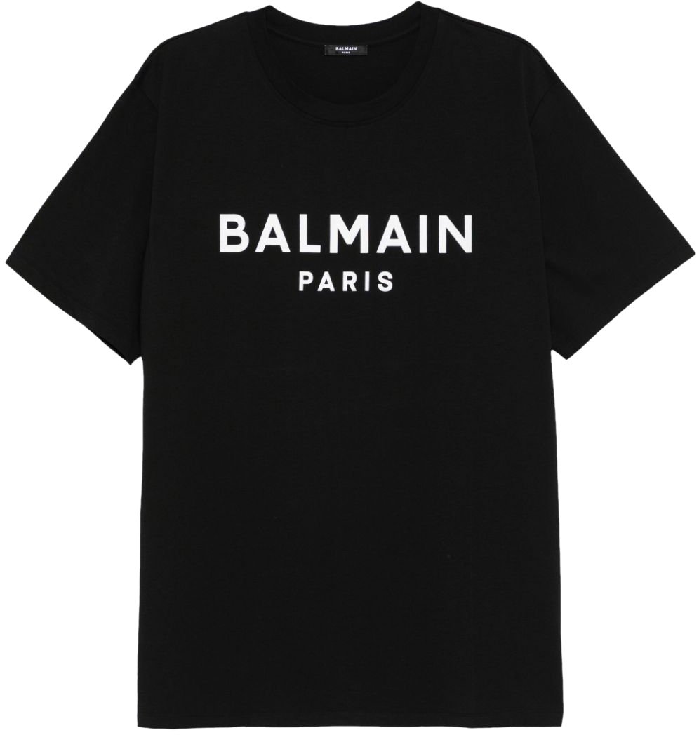 Balmain T-Shirts And Polos Black Zwart