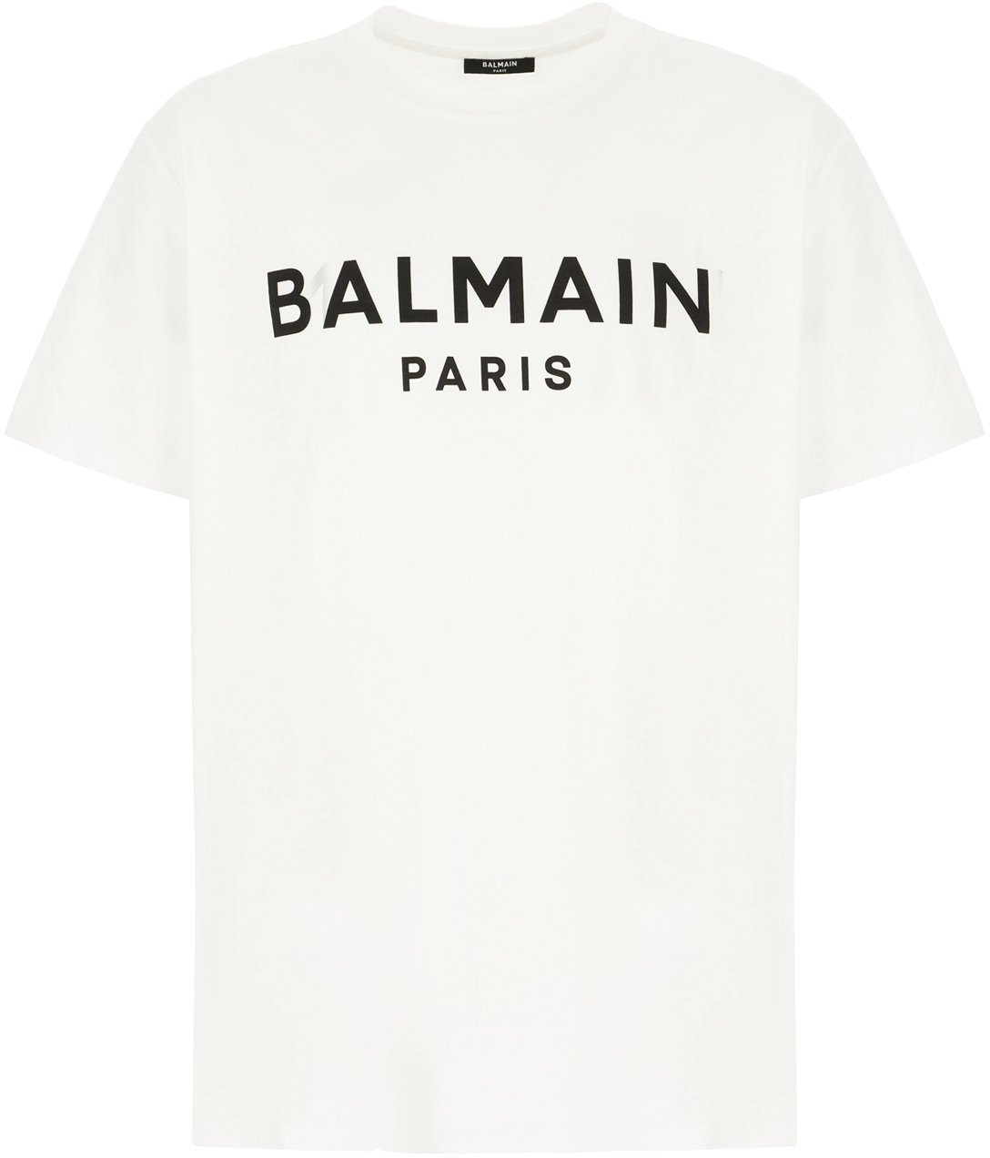 Balmain Balmain White oversize cotton t-shirt Wit