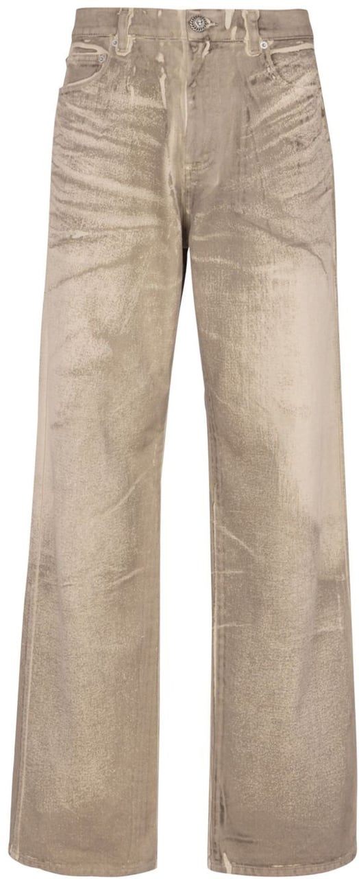 Balmain Jeans Beige Beige