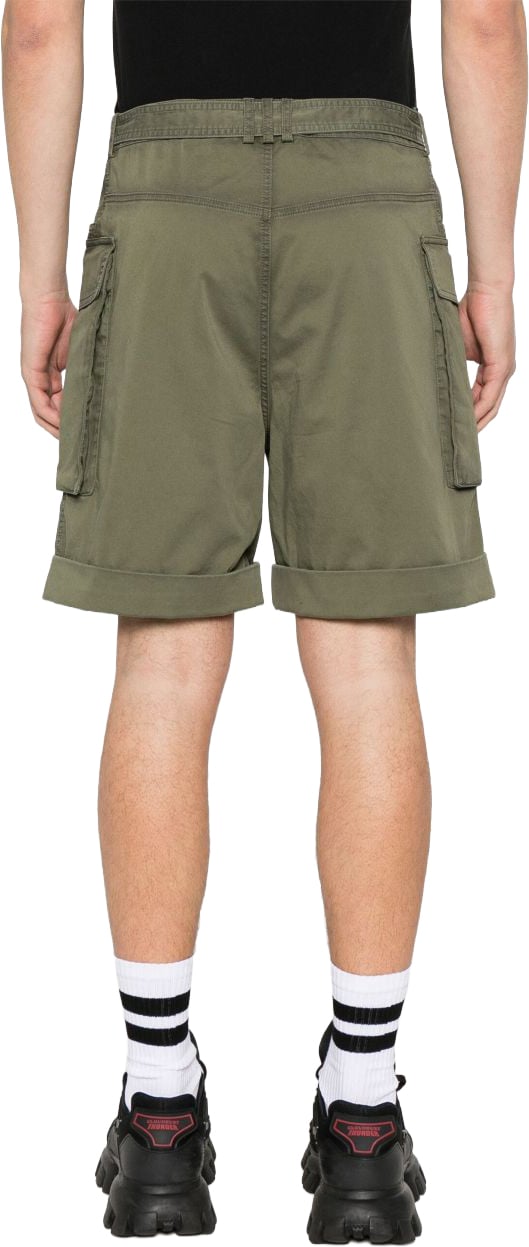 Balmain Shorts Khaki Donkergroen