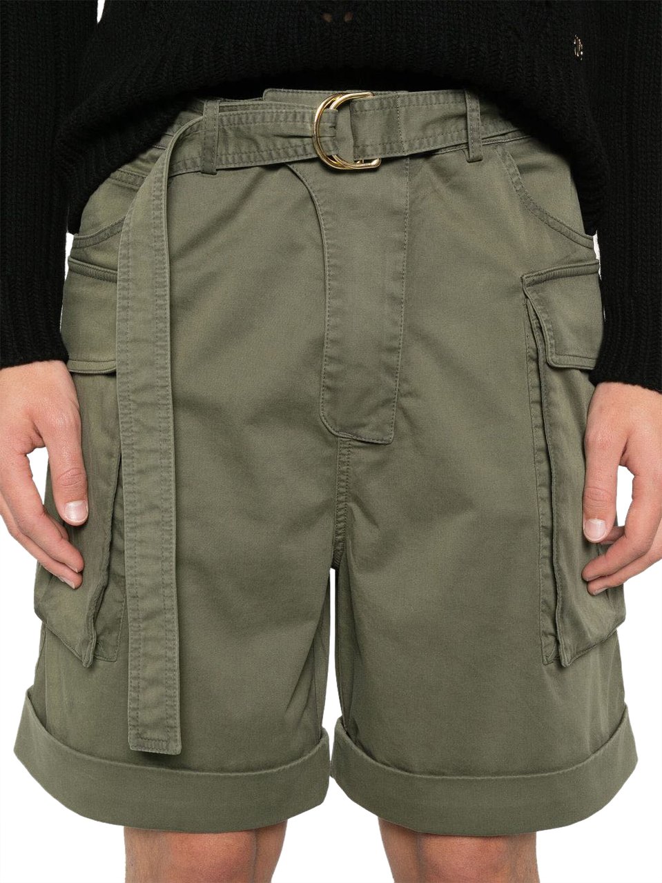 Balmain Shorts Khaki Bruin