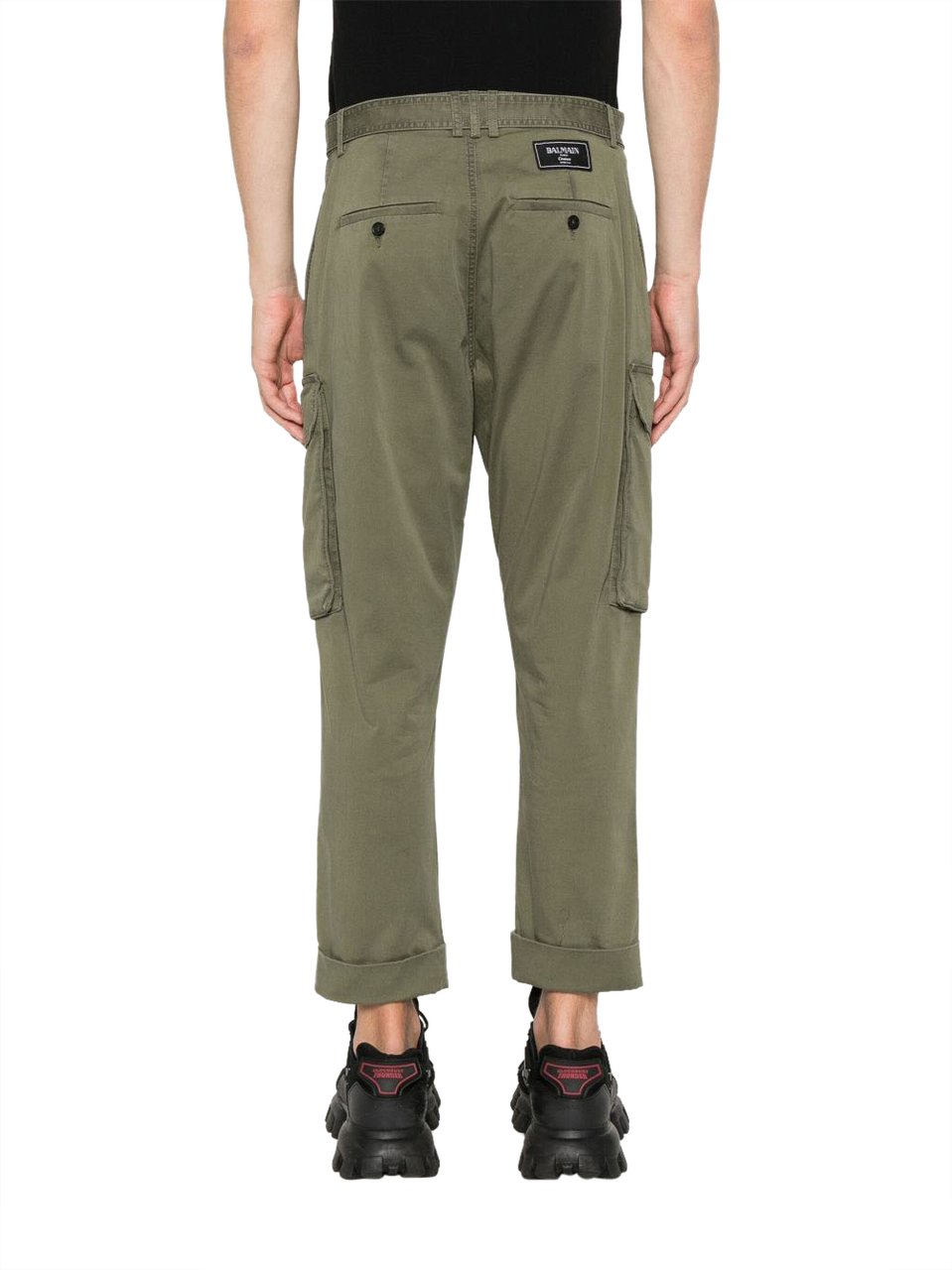 Balmain Trousers Khaki Bruin