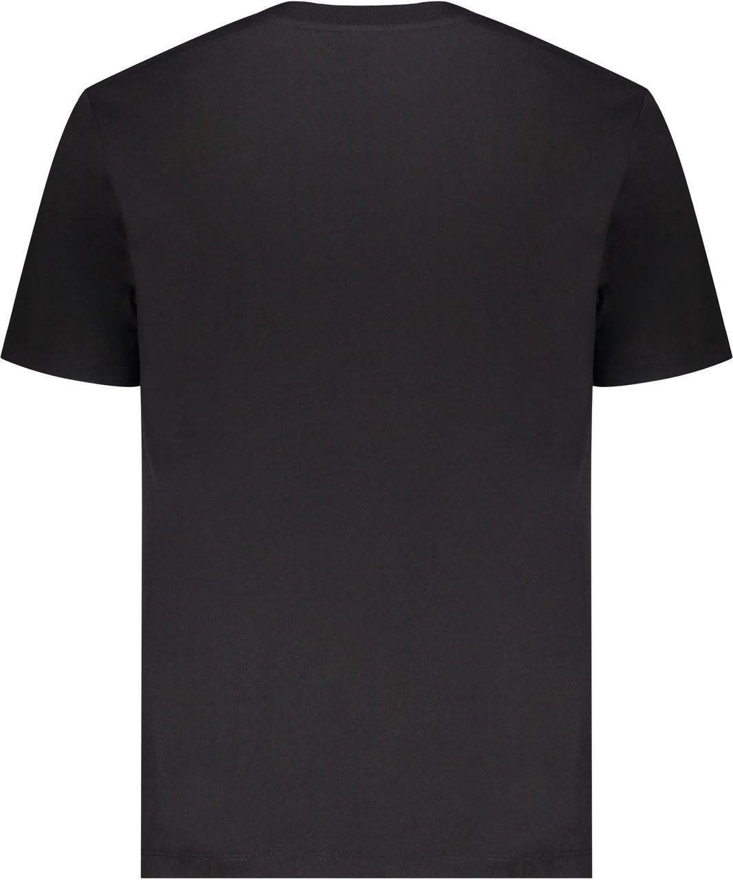 Balmain Black T-shirt with logo Zwart