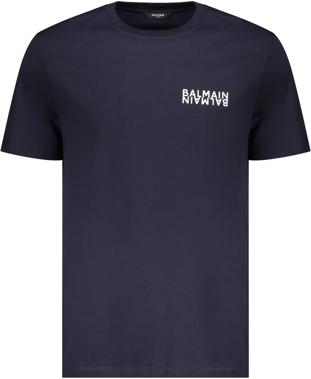 Balmain Short sleeve cotton t-shirt Wit