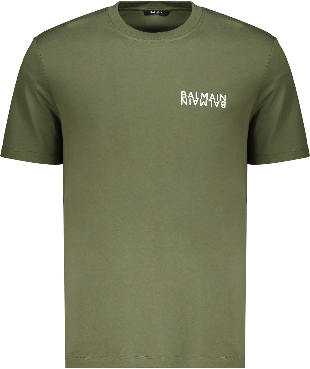 Balmain Green cotton t-shirt Wit