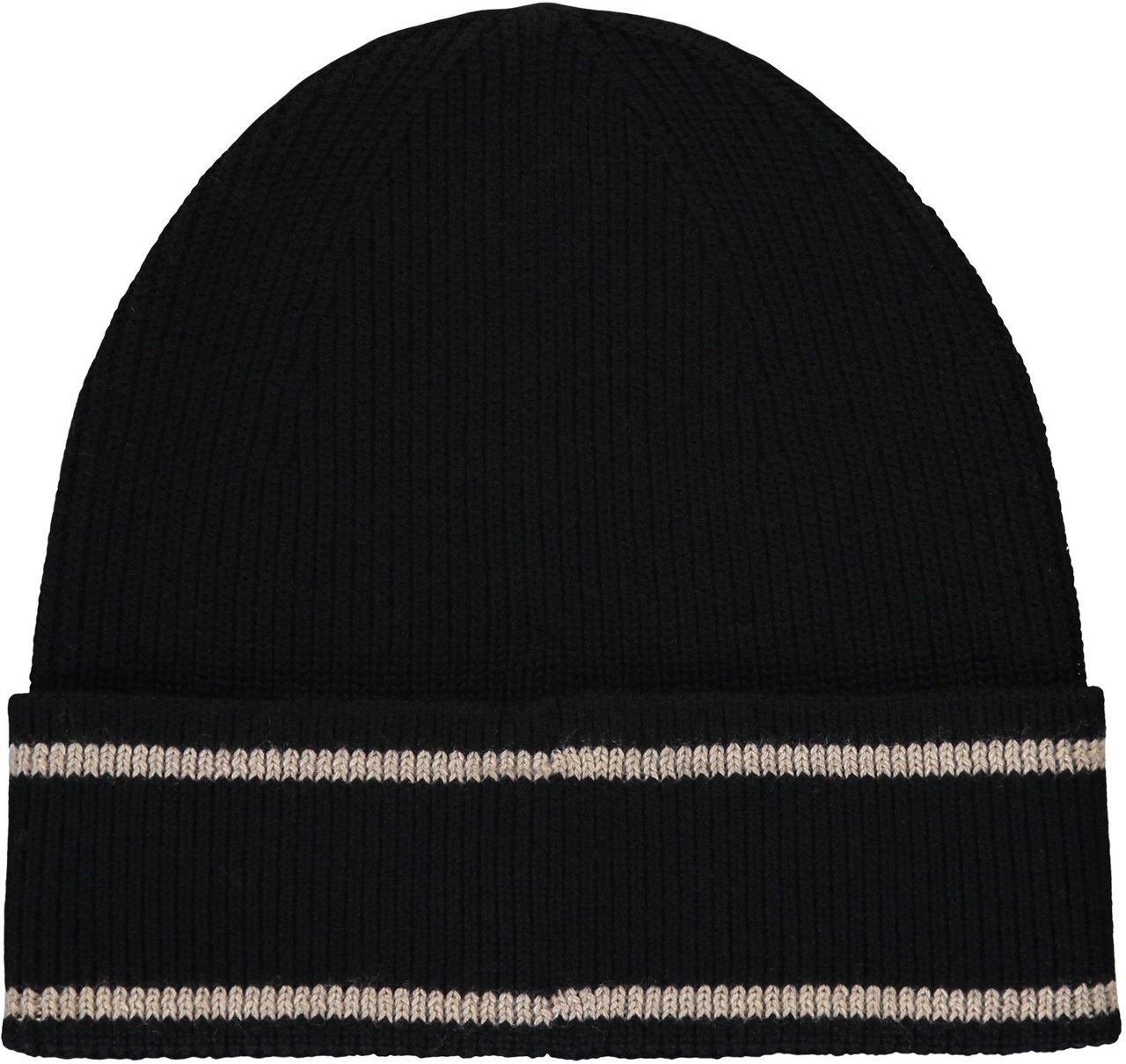 Balmain Knitted hat in black color Zwart