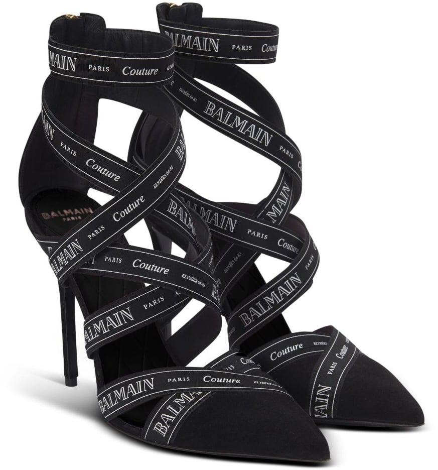 Balmain Sandals Noir Zwart