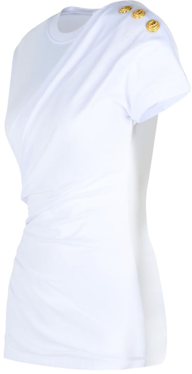 Balmain T-Shirts And Polos White Wit