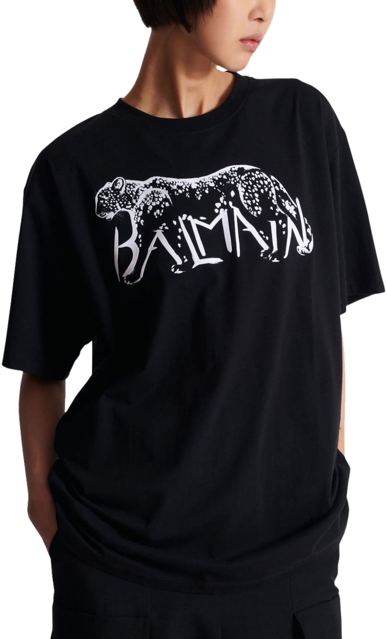 Balmain T-Shirts And Polos Black Zwart