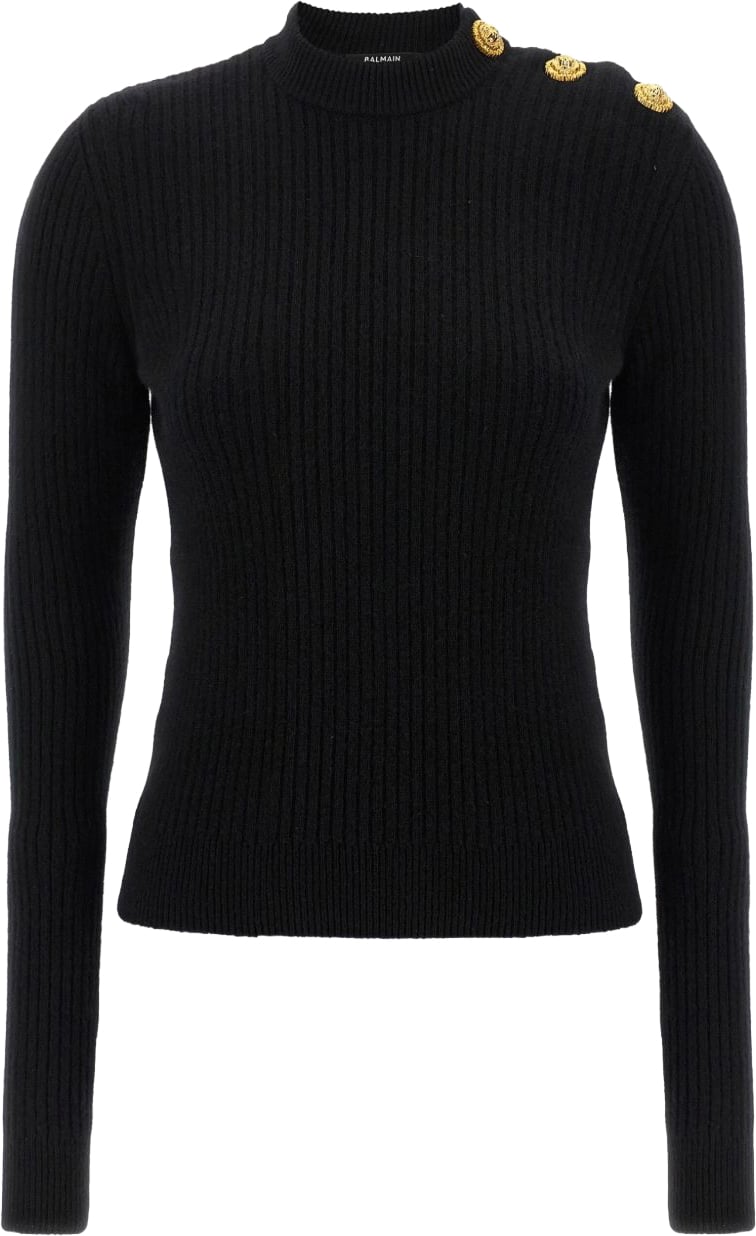 Balmain Sweaters Black Zwart