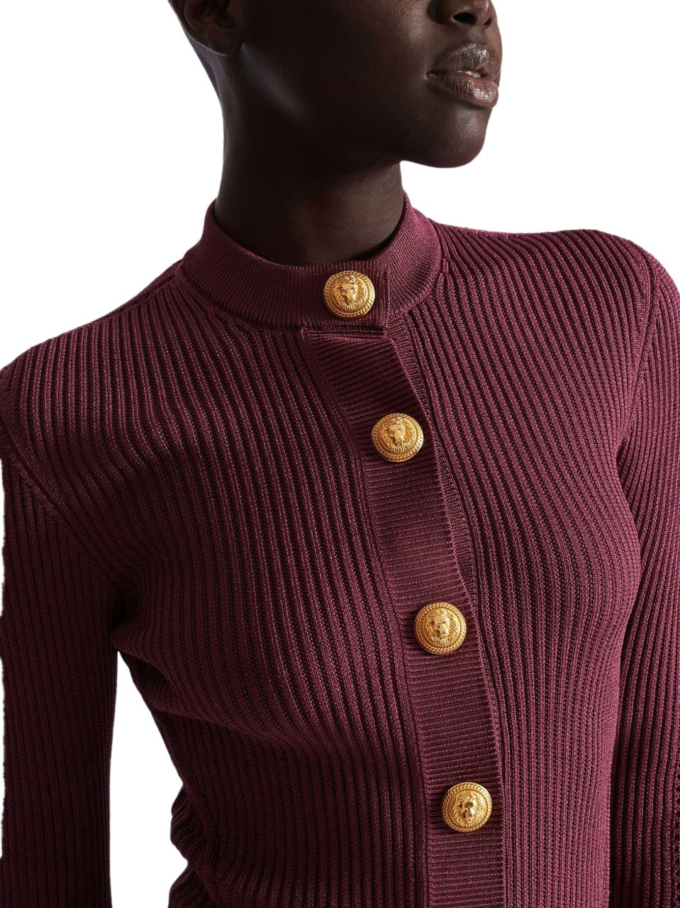 Balmain Sweaters Purple Paars