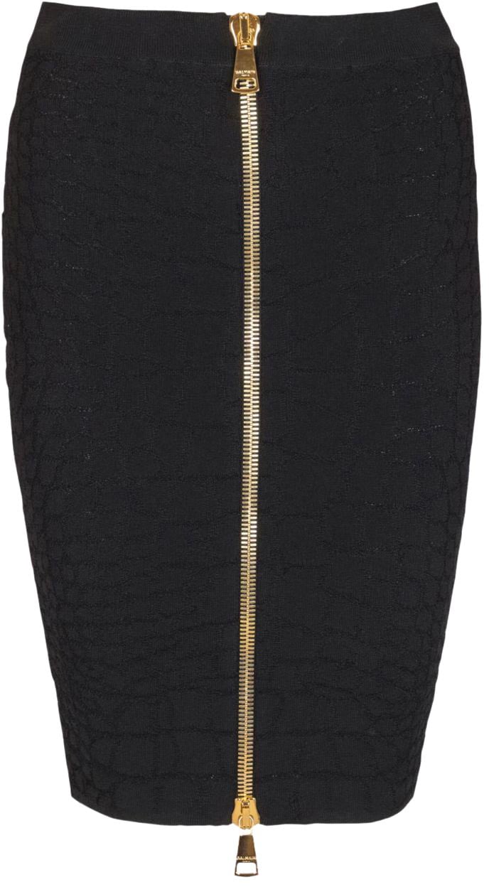 Balmain Skirts Black Zwart