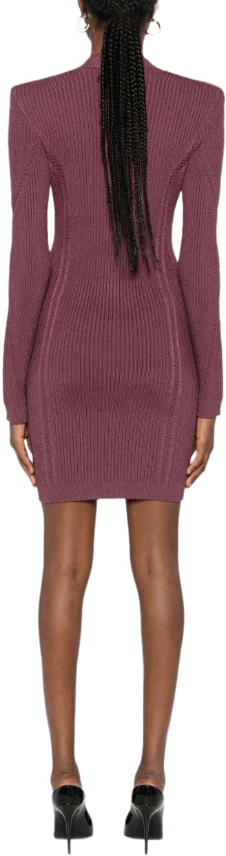 Balmain Dresses Purple Paars