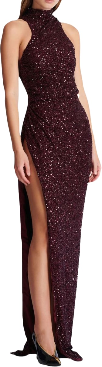 Balmain Dresses Violet Foncé Paars