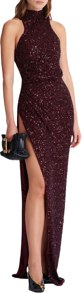 Balmain Dresses Violet Foncé Paars