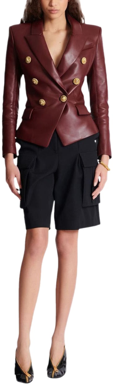 Balmain Jackets Aubergine Paars