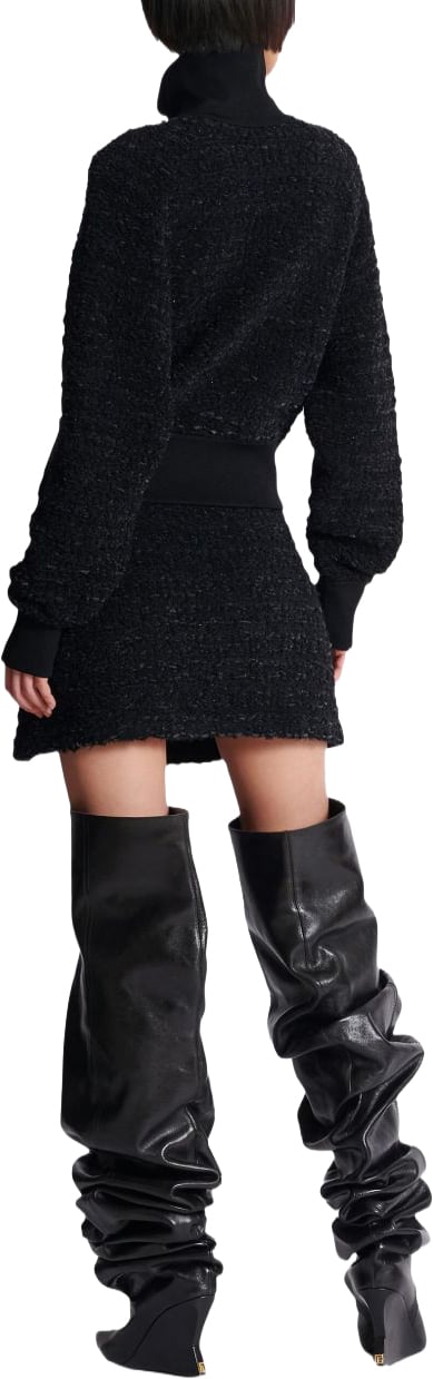 Balmain Coats Black Zwart