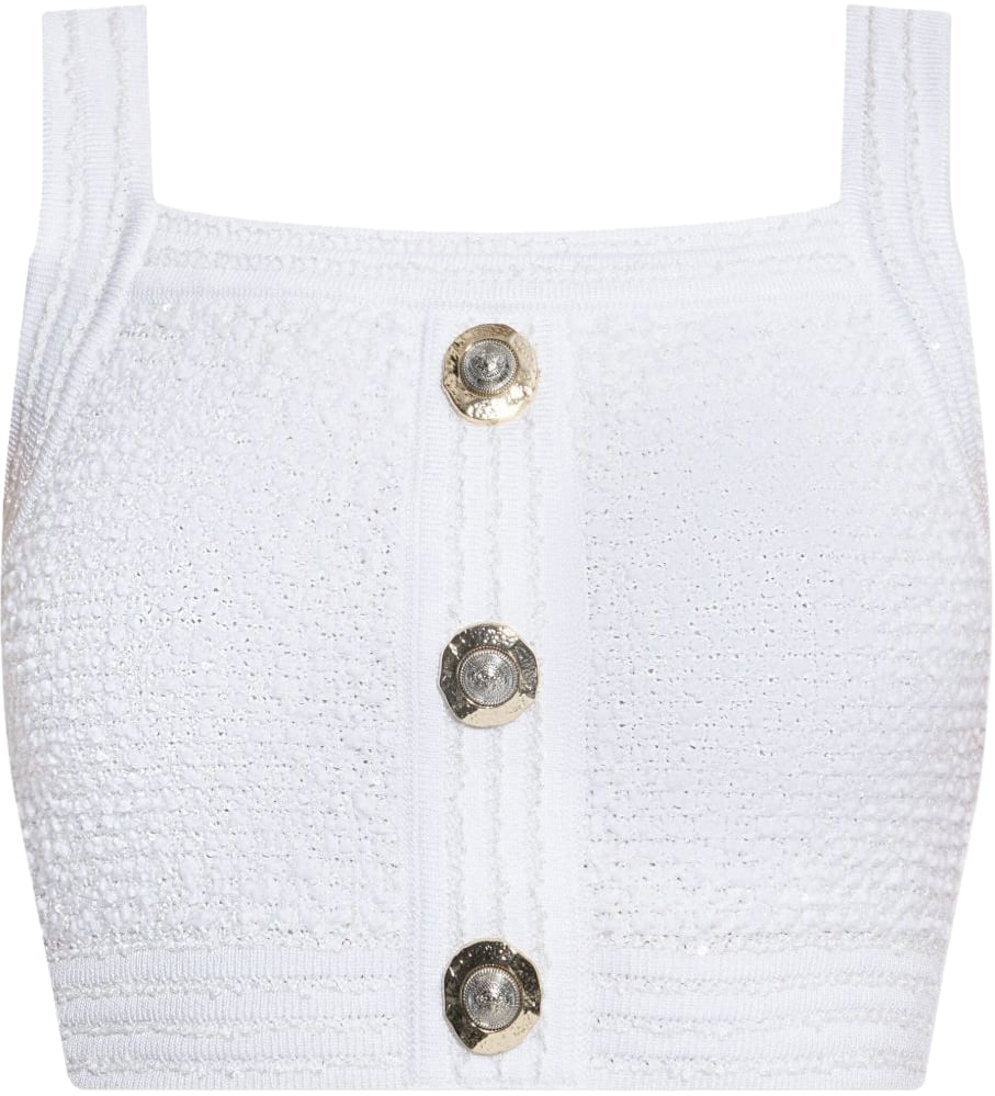 Balmain Top White Wit