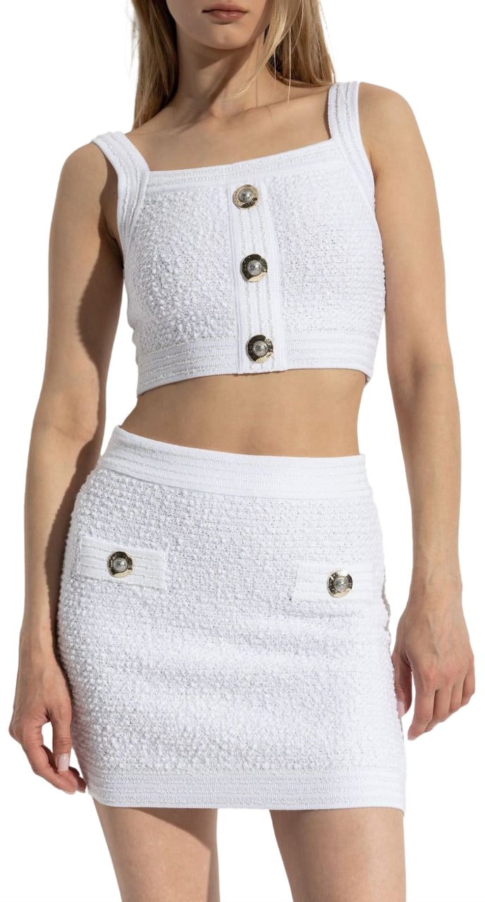 Balmain Top White Wit