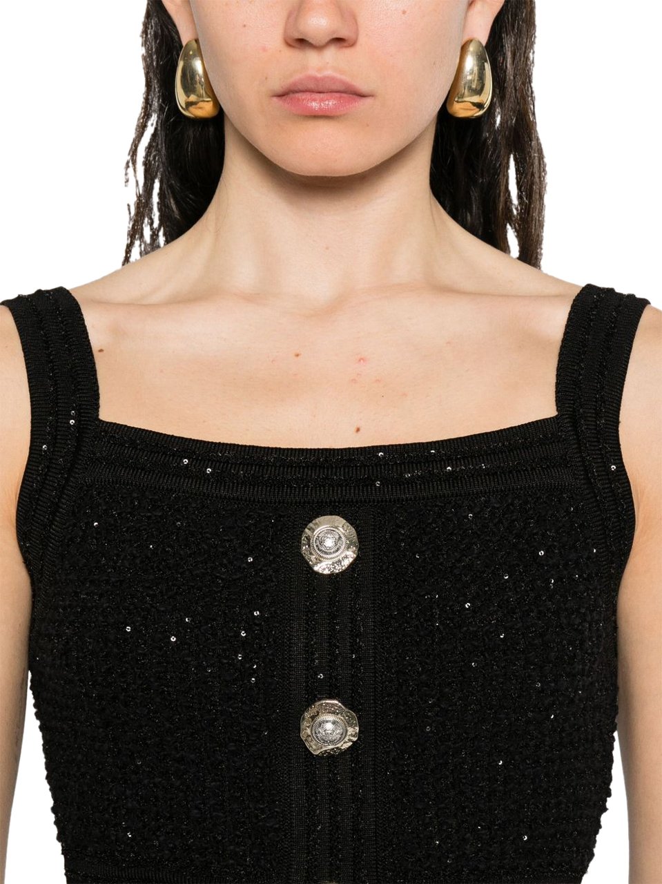 Balmain Top Black Zwart