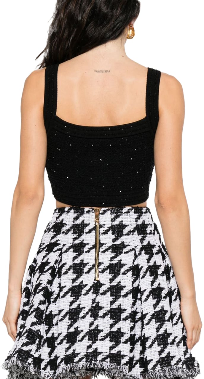 Balmain Top Black Zwart
