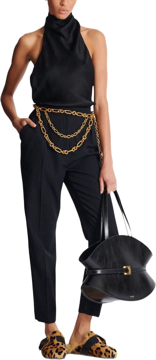 Balmain Top Noir Zwart