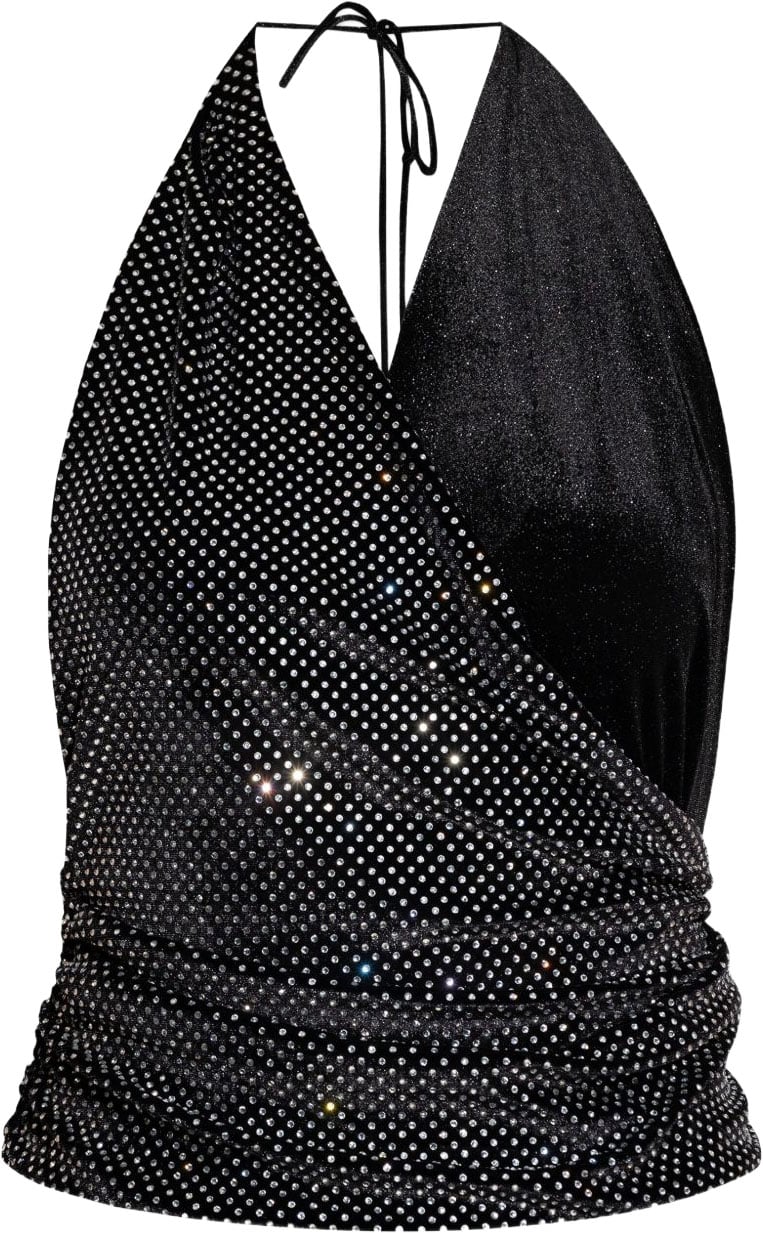 Balmain Top Noir / Argent Zwart