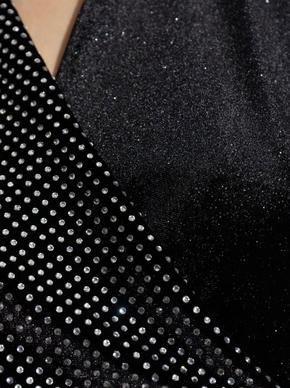Balmain Top Noir / Argent Zwart