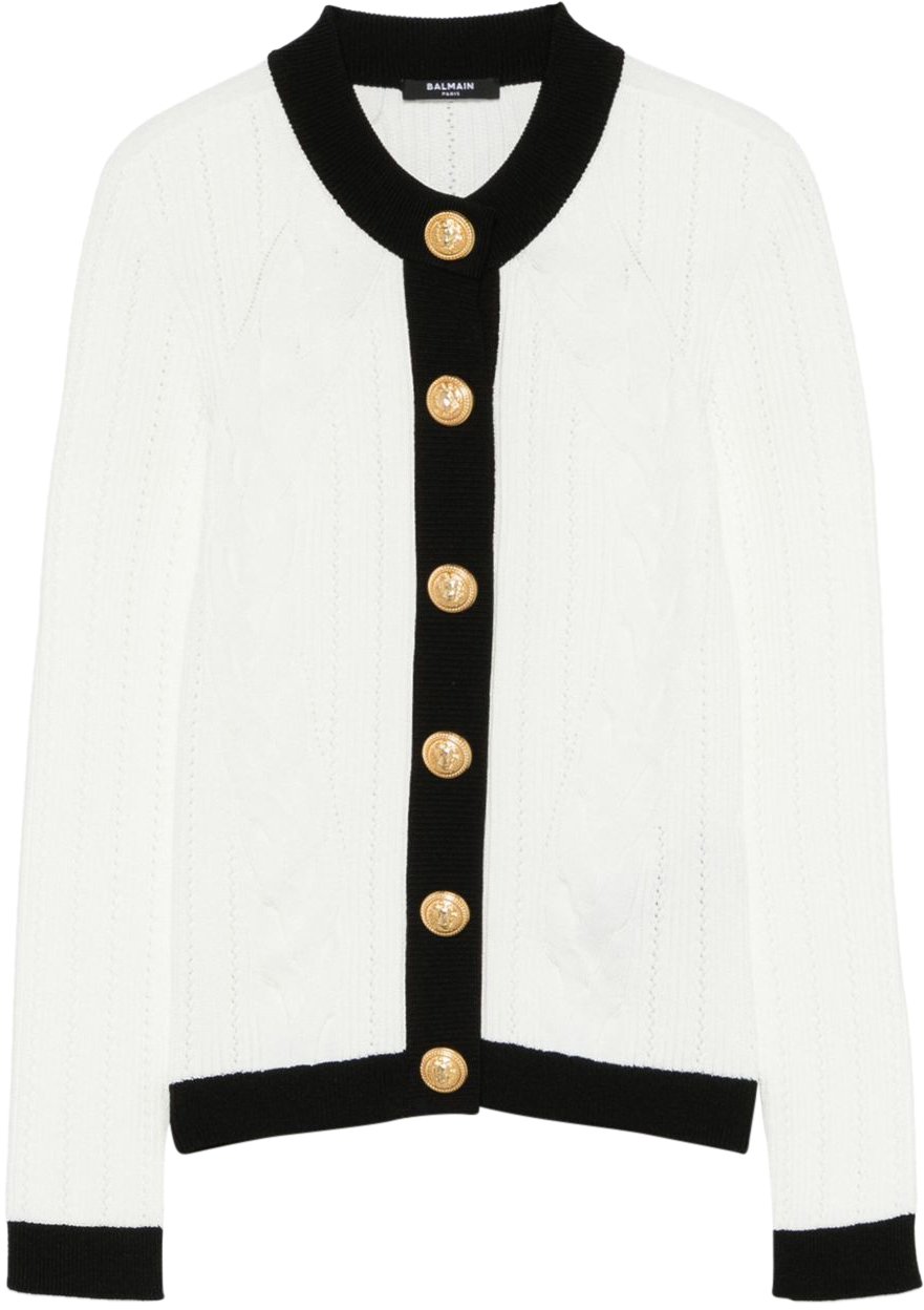 Balmain Sweaters White Wit