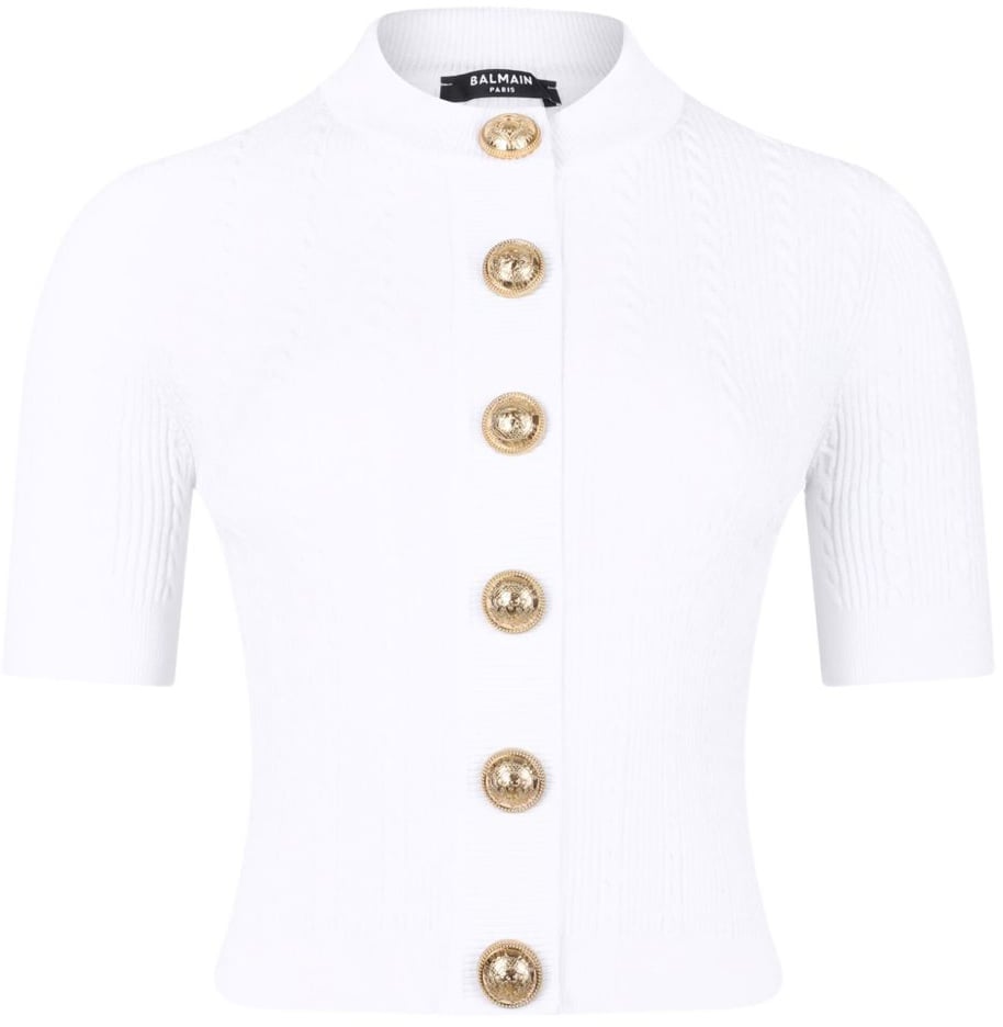 Balmain Sweaters White Wit