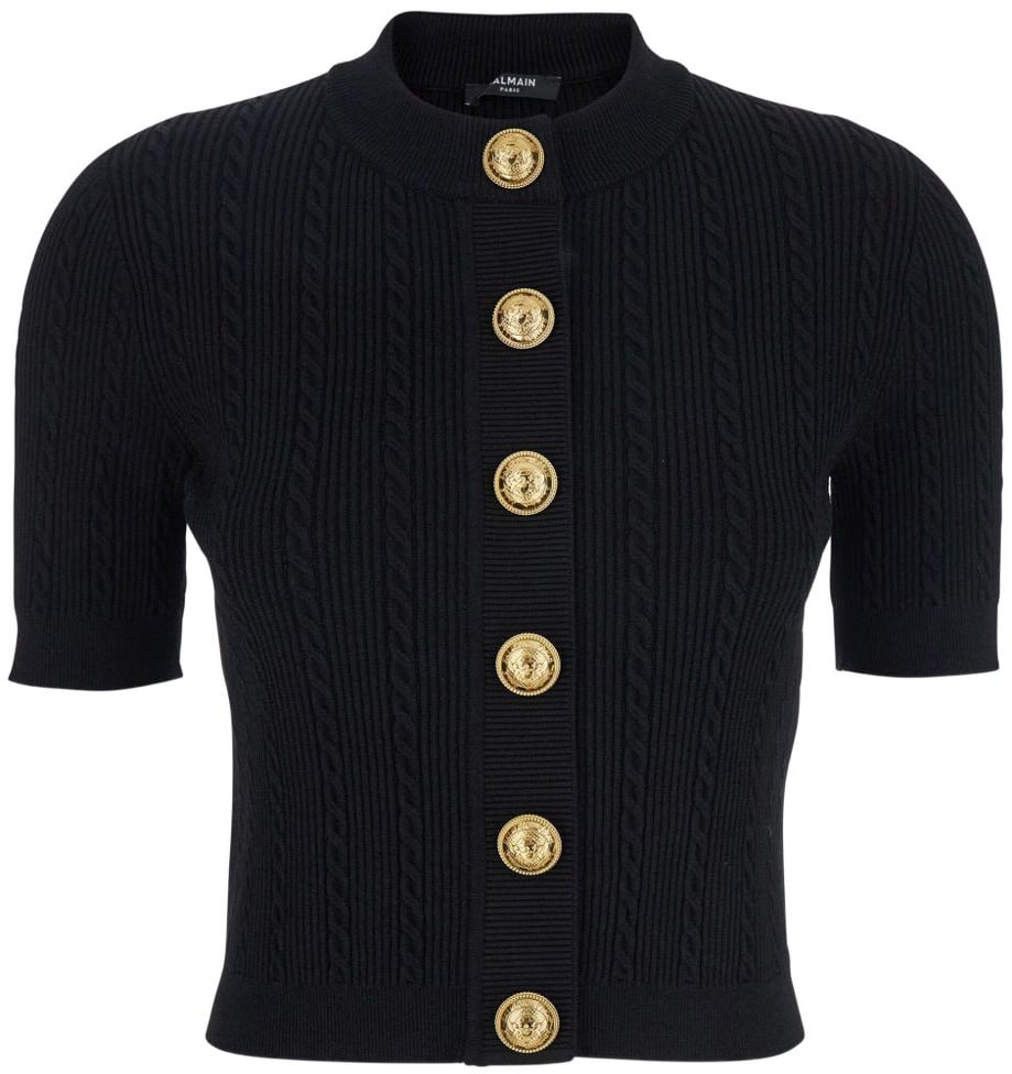 Balmain Sweaters Black Zwart