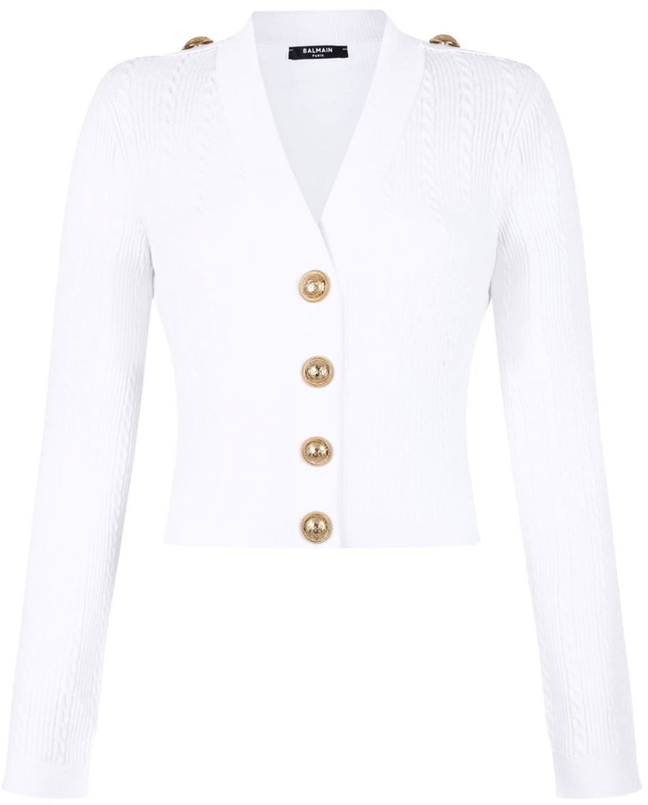 Balmain Sweaters White Wit