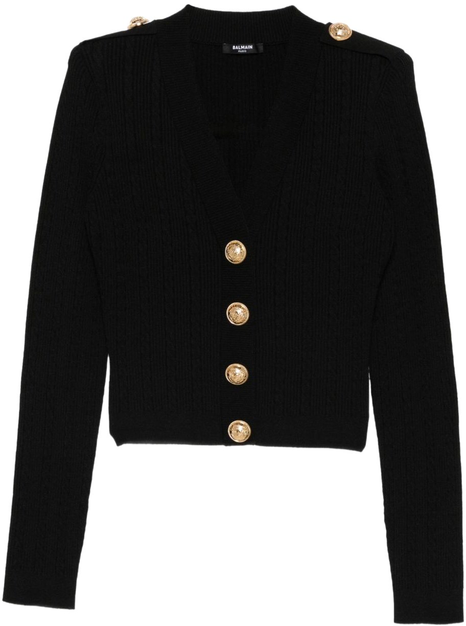 Balmain Sweaters Black Zwart
