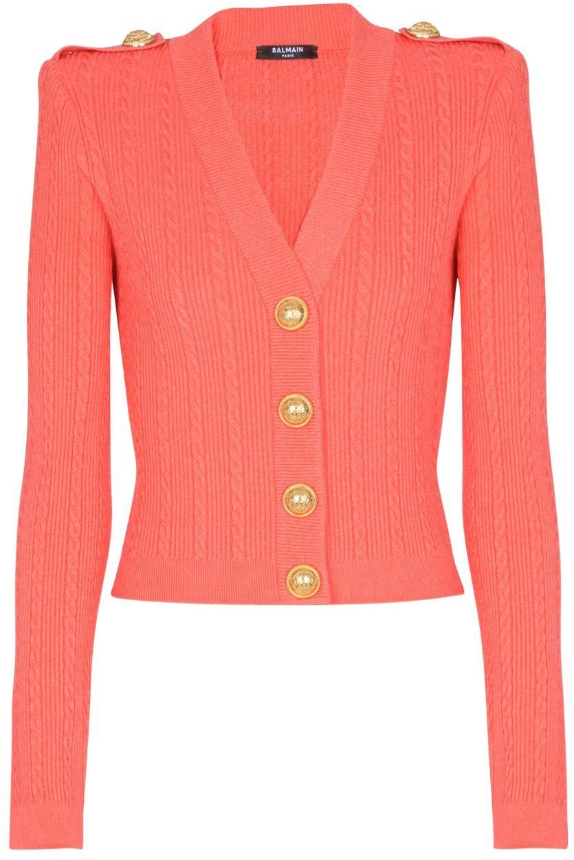 Balmain Sweaters Orange Oranje