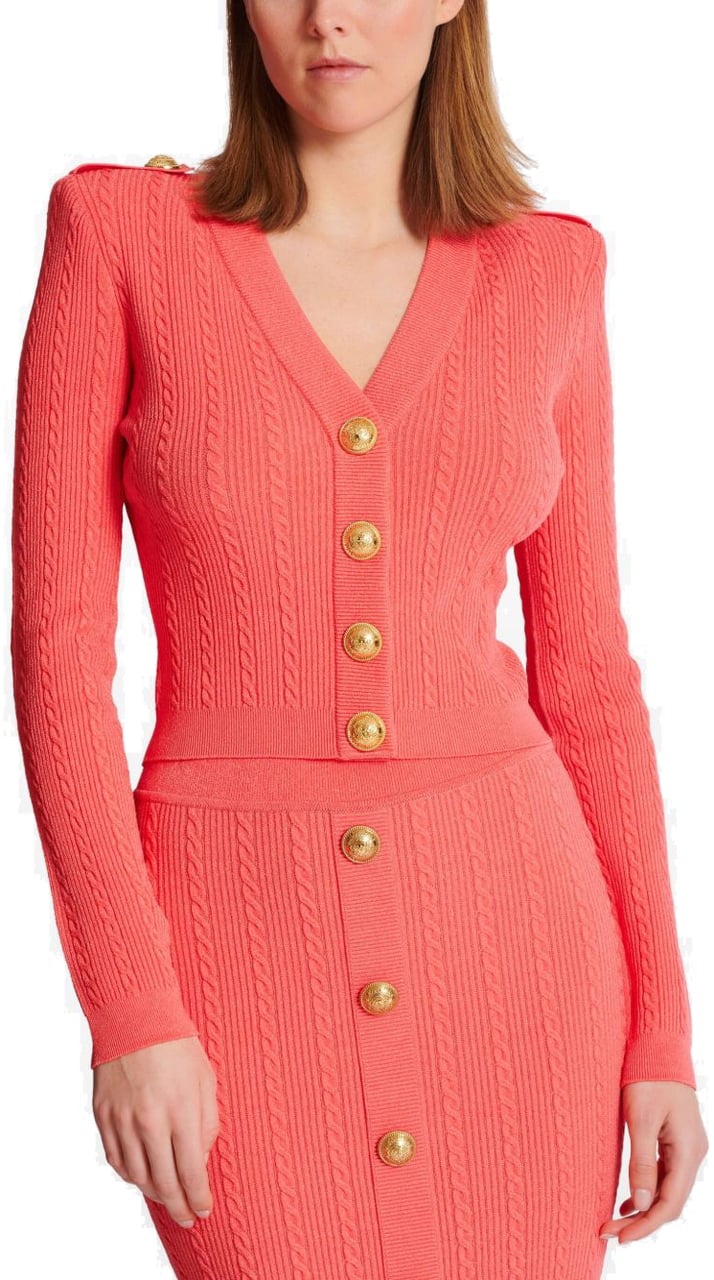 Balmain Sweaters Orange Oranje