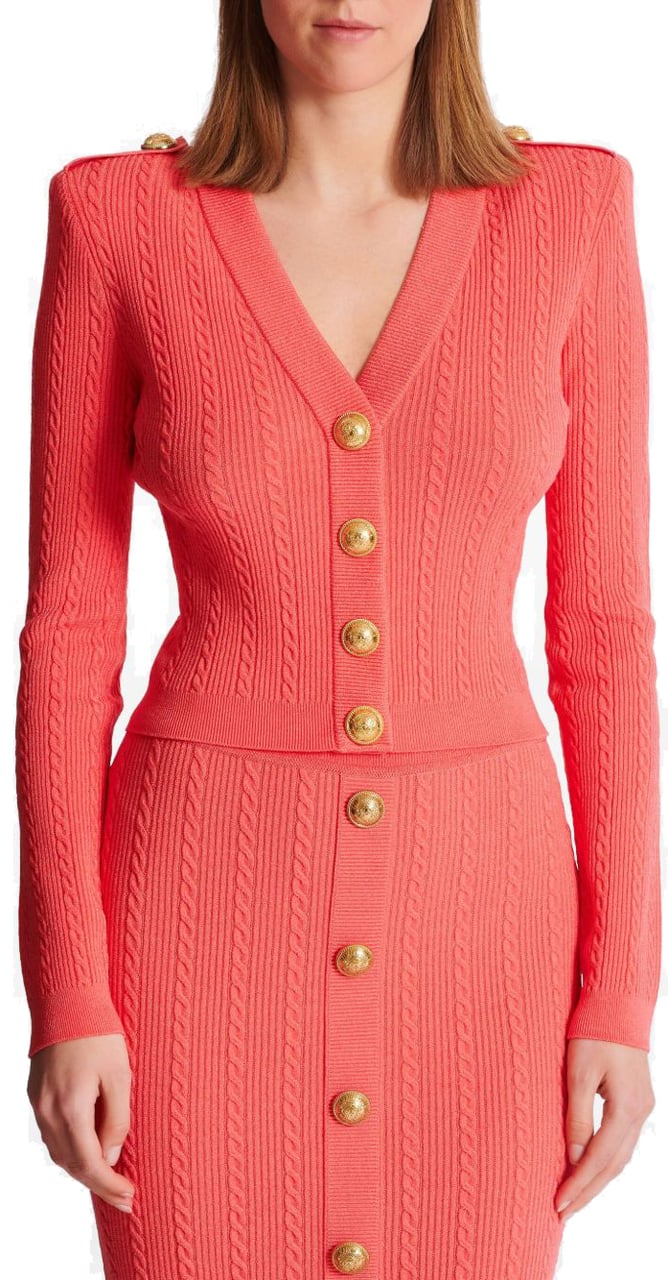Balmain Sweaters Orange Oranje
