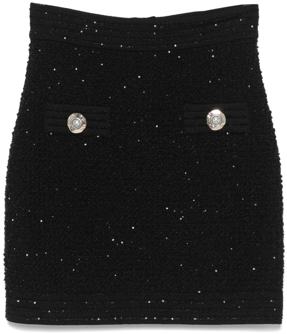 Balmain Skirts Black Zwart