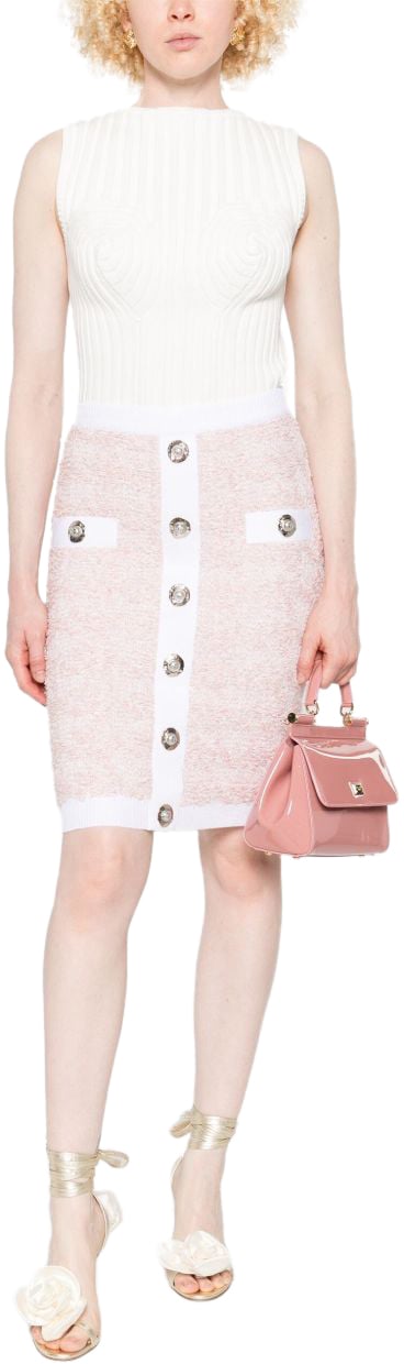Balmain Skirts Pink Roze
