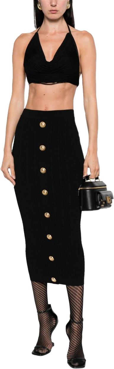 Balmain Skirts Black Zwart